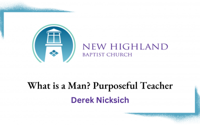 What is a Man? Purposeful Teacher