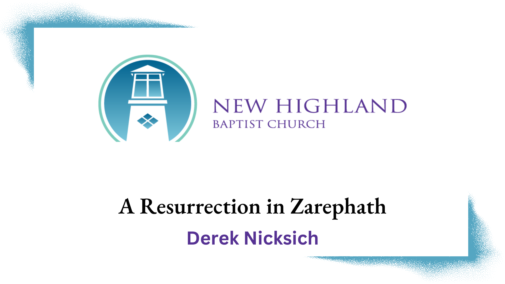 A Resurrection in Zarephath