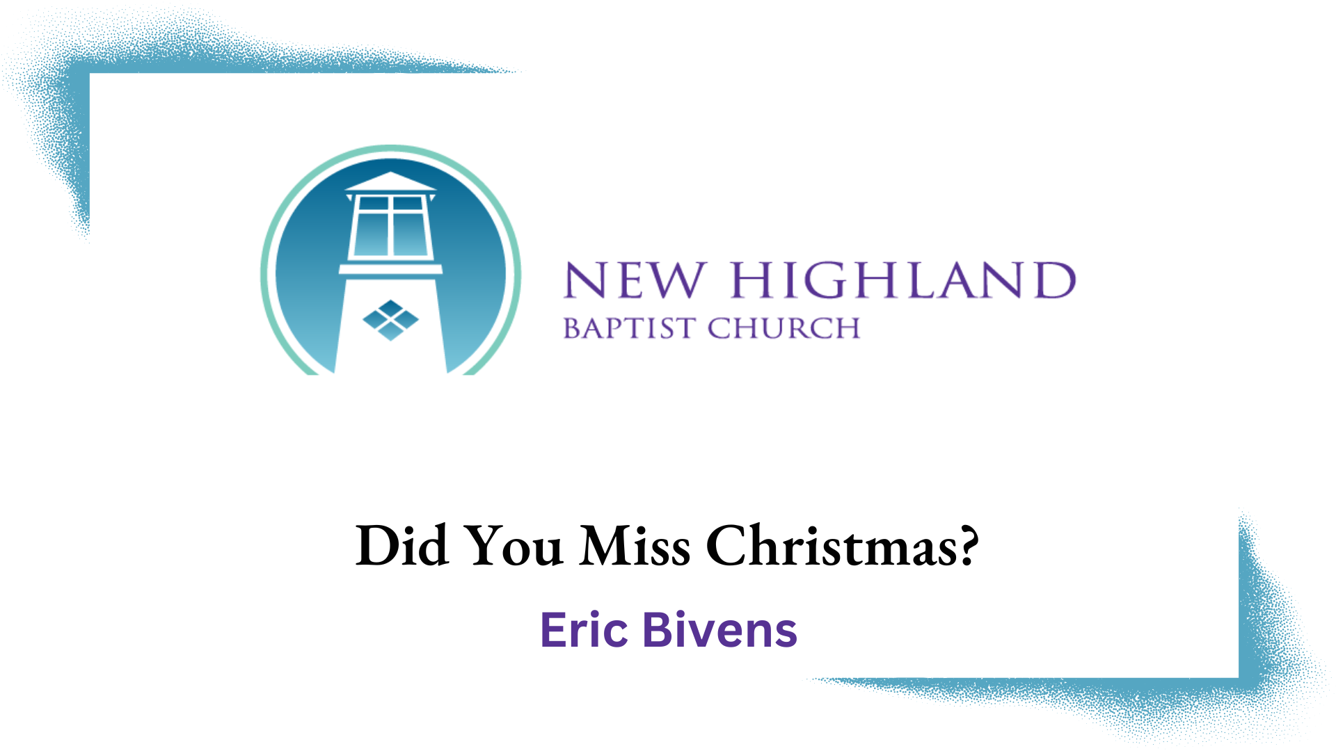 Did You Miss Christmas?