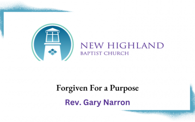 Forgiven For a Purpose