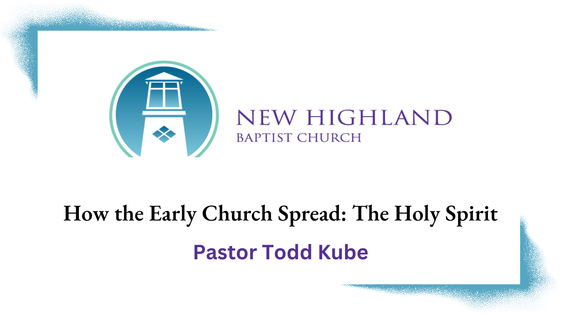 How the Early Church Spread: The Holy Spirit